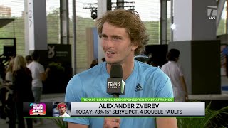 Alexander Zverev 2022 Madrid Second Round Win Interview [upl. by Acina]