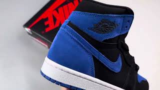 Air Jordan 1 Royal Reimagined Black Royal Blue White DZ5485 042 [upl. by Elwee983]