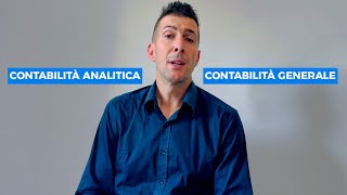 Contabilità analitica e contabilità generale Differenze e Importanza strategica [upl. by Grissom]