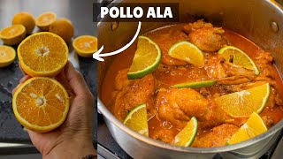 POLLO a la NARANJA Rico y Económico  Abelca [upl. by Zinck]