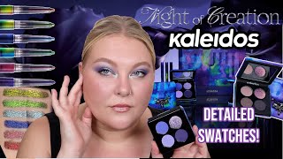 NEW Kaleidos The Night of Creation Collection Swatches Comparisons  2 Looks [upl. by Eyram]