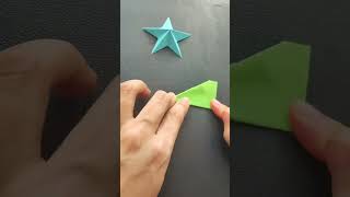 How to fold a paper starfish easy origami shorts [upl. by Zack819]