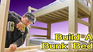 DIY Bunk Bed Easy Strong Inexpensive [upl. by Anifled221]