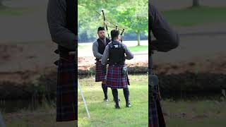 Pipe and Drum in the Morning scottish festival bagpipes [upl. by Mcneely]