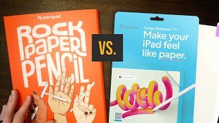 Astropad Vs PaperLike Which Is The Best iPad Screen Protector For Drawing [upl. by Gates]