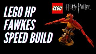 LEGO HP Fawkes Set 76394 Speed Build  Commentary [upl. by Kumler183]