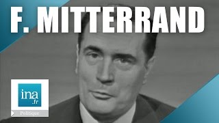 François Mitterrand quotCampagne présidentielle 1965quot  Archive INA [upl. by Esinrahc]