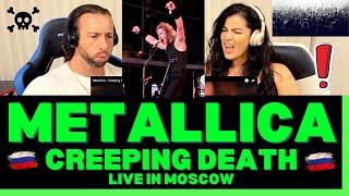 First Time Hearing Metallica Creeping Death Live In Moscow 1991 Reaction  ONCE IN A LIFETIME SHOW [upl. by Sellig]