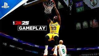 NBA 2K25 PS5 Gameplay LAKERS vs CELTICS  4K UHD [upl. by Tullusus816]