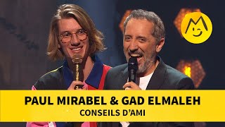 Paul Mirabel amp Gad Elmaleh – Conseils dami [upl. by Neik403]