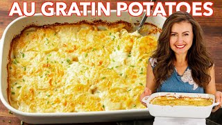 Au Gratin Potatoes  Easy Scalloped Potatoes [upl. by Ottillia]