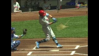 Rhys Hoskins Home Run Swing Slow Motion 2018510 [upl. by Pierson166]