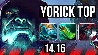 YORICK vs RIVEN TOP  713 500 games  NA Diamond  1416 [upl. by Carberry]