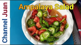 Ampalaya Salad  Panlasang Traditional Pinoy [upl. by Idroj754]