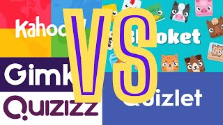 Blooket VS Kahoot VS Quizlet VS Quizziz VS Gimkit [upl. by Suehtomit]