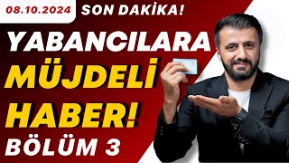 YABANCILARA ÇALIŞMA İZNİ MUFİYETLERİ Yabancılara Müjdeli Haber [upl. by Aicylla]