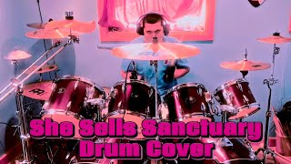 She Sells Sanctuary  The Cult  A PmannLee Drum Cover [upl. by Eastman788]