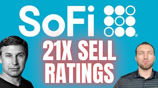 SOFI STOCK 21X SELL RATINGS FASTEST GROWING FINTECH IN AMERICA FORWARD PE 9X [upl. by Eelrihs]