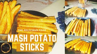 Crispy French Fries  How to Make Crispy Potato Sticks  Mash Potato Fingers  The Delicious Food [upl. by Issirk]