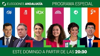 Resultados de las elecciones de Andalucía y análisis del recuento el programa especial de El País [upl. by Hurleigh]