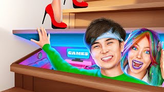 We Build A Secret Room in Our House BLACKPINK Extreme Room MAKEOVER [upl. by Naamana]