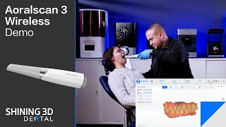 Intraoral Scanner Aoralscan 3 Wireless  Practical Demonstration [upl. by Rakia]