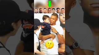 Neymar VS mbappe VS Romero VS Lewandoski VS Messi VS Ronaldo with their kids 😍 [upl. by Moraj]