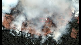 Toropets Satellite Imagery Shows Damage to Missile Storage [upl. by Ahsilahk]