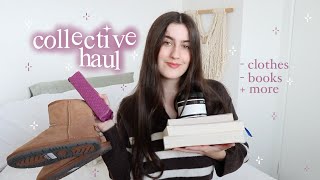 COLLECTIVE HAUL  clothes books beauty  more [upl. by Arther]