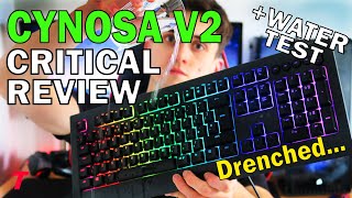 Razer Cynosa V2 Keyboard Review  Worth 60 Sound Test and Water Spill Test [upl. by Atarman]