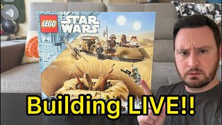 Building the Desert Skiff amp Sarlacc Pit LIVE [upl. by Trinatte]