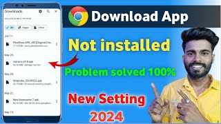 Chrome se app install nahi ho raha hai 2024  Chrome app not installed problem [upl. by Nyrad239]