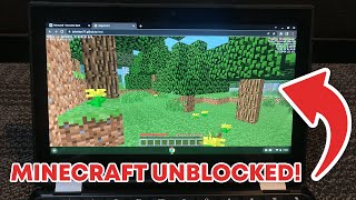 How To Play MINECRAFT UNBLOCKED At SchoolOn A Chromebook Online No Download [upl. by Meir523]