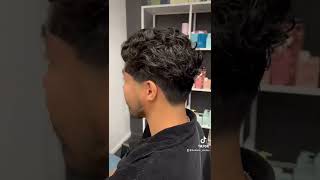 Dauerwelle bei Männer  PermUmstyling  Lockige Haare für Männer Furkans Atelier  Friseur [upl. by Munson]