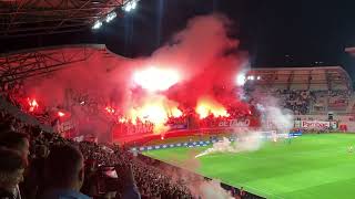 U Cluj  sepsi finala cupei  Primul pas pe stadion [upl. by Naesed]