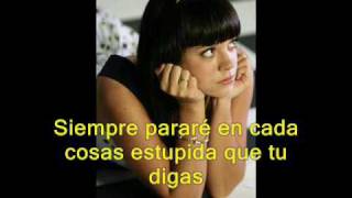 Lily Allen  Back To The Start  Its not me its you  Subtitulado al Español [upl. by Jehial]