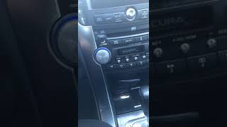 Acura TL radio reactivating 0408 [upl. by Estevan]