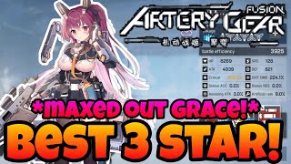 Artery Gear Fusion Global  Fully Maxed 6 Star Grace BEST AOE DAMAGE DEALER [upl. by Yemac569]