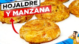 Con 1 MANZANA y HOJALDRE en 5 MINUTOS un POSTRE DELICIOSO 😍🍏😋Te SORPRENDRÁ Receta  771 [upl. by Adallard]