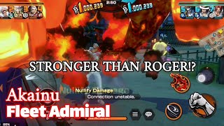 Why Fleet Admiral Akainu Is Stronger than you think in One Piece Bounty Rush [upl. by Ecirtahs]