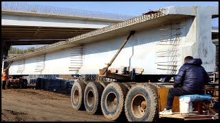 Amazing Modern Bridge Construction Process！LargeScale Bridge Factory [upl. by Aznarepse812]