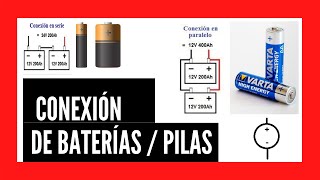 🖥 Como conectar pilas en serie y en Paralelo NO ES RECOMENDABLE la conexión de Pilas en Paralelo [upl. by Delia835]