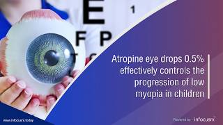 Atropine eye drops 05 effectively controls the progression of low myopia in children [upl. by Olds]