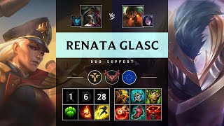 Renata Glasc Support vs Nautilus  EUW Grandmaster Patch 1416 [upl. by Leorsiy132]