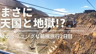 【箱根旅行】大涌谷、箱根旅2日目。ここはまさに天国と地獄 黒たまごを食べると、夫婦の寿命が合わせて14年伸びます [upl. by Ynwat]