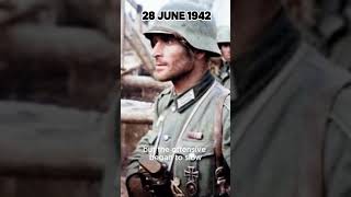 June 28September 1942 Germany and its Axis partners launched new offensive into the Soviethistory [upl. by Maurreen67]