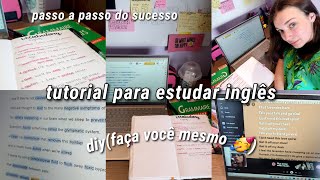 tutorial de como estudar inglês sozinho 🇺🇲 de graça rápido e fácil [upl. by Retep572]