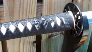 THE DRAGONS FANG Tameshigiri Japanese Samurai Katana Sword by SharpSwordscom [upl. by Duleba]