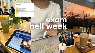 cramming 200 lecture slides for finals exam week  study vlog [upl. by Allred]