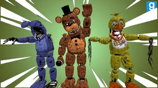 Gmod FNAF  Repairing Withered Animatronics [upl. by Ginni]